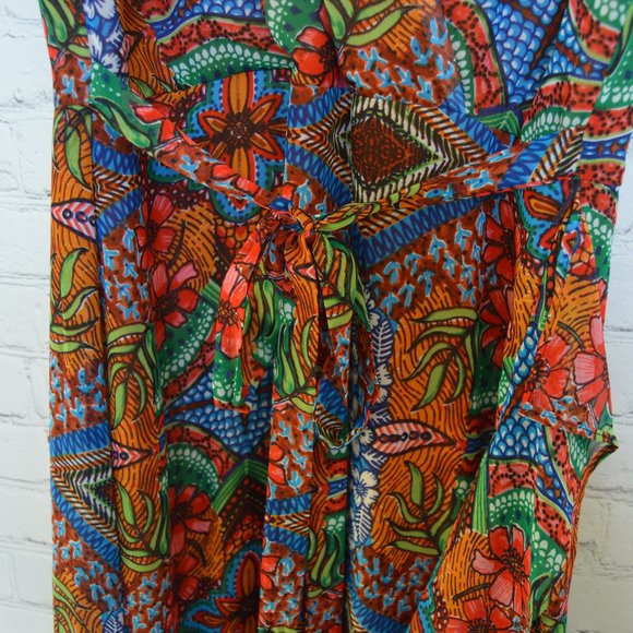 Like New Floor Length Floral Dress - Picture 4 of 5